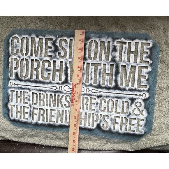 5 Large Reusable Mylar Stencils With Sayings - Used- Hunting Family Porch Signs - Picture 6 of 10